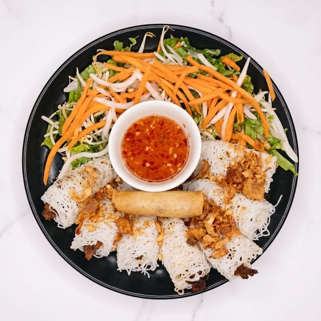 Fine-Vermicelli with Chargrilled Pork (Banh Hoi Thit Nuong).