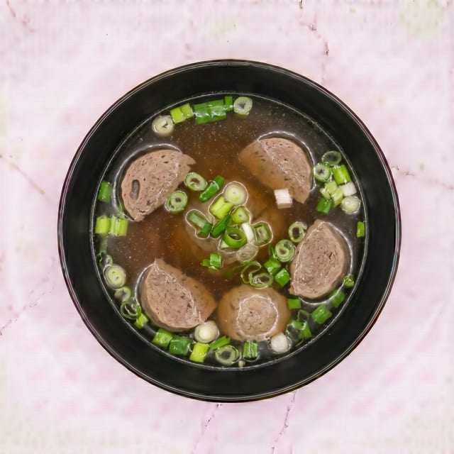 Side of Beef Meatballs (Chen Bo Vien).