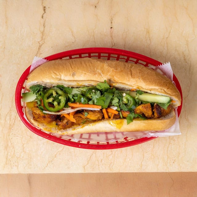 BBQ Beef Vietnamese Sandwich (Banh Mi Tai Nuong).