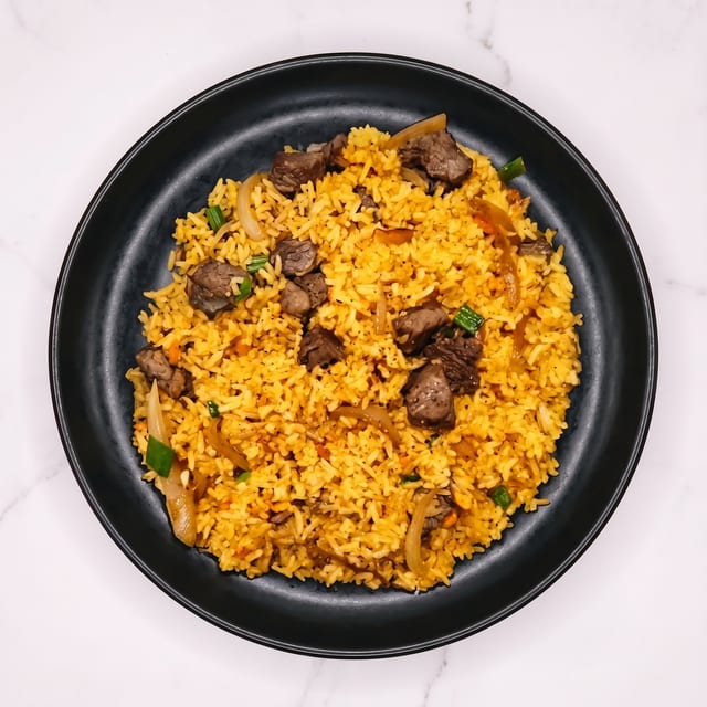 Grilled Beef Fried Rice (Com Chien Bo).